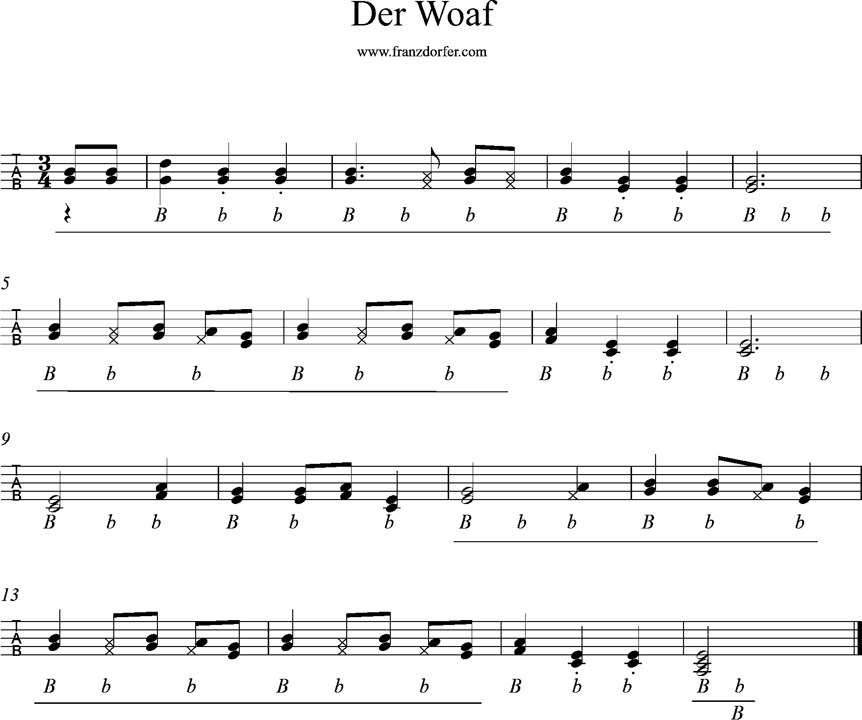 steirische harmonika lernen, Woaf